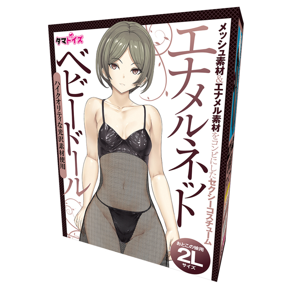 エナメルネットベビードール おとこの娘用